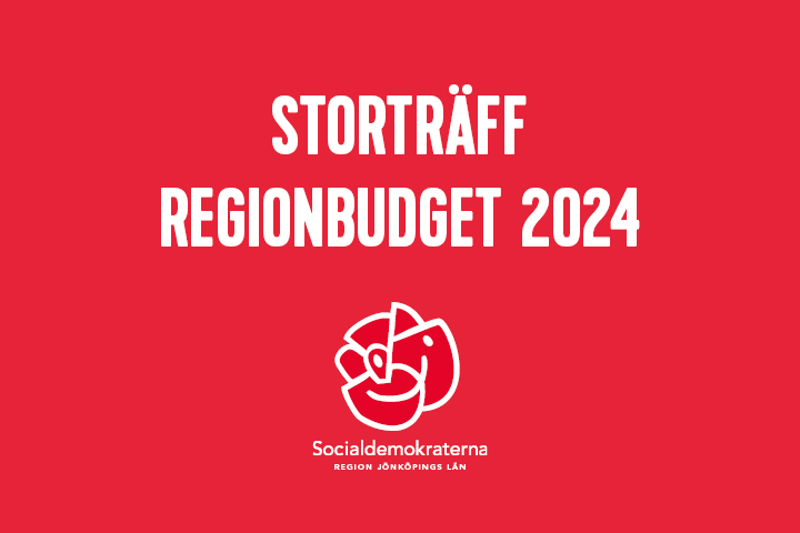 Generisk bild med texten "storträff regionbudget 2024"